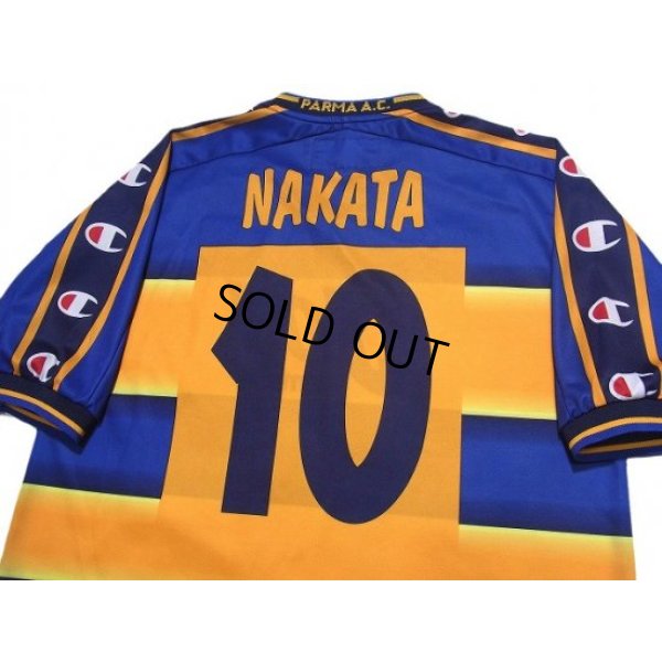 Photo4: Parma 2001-2002 Home Shirt #10 Hidetoshi Nakata