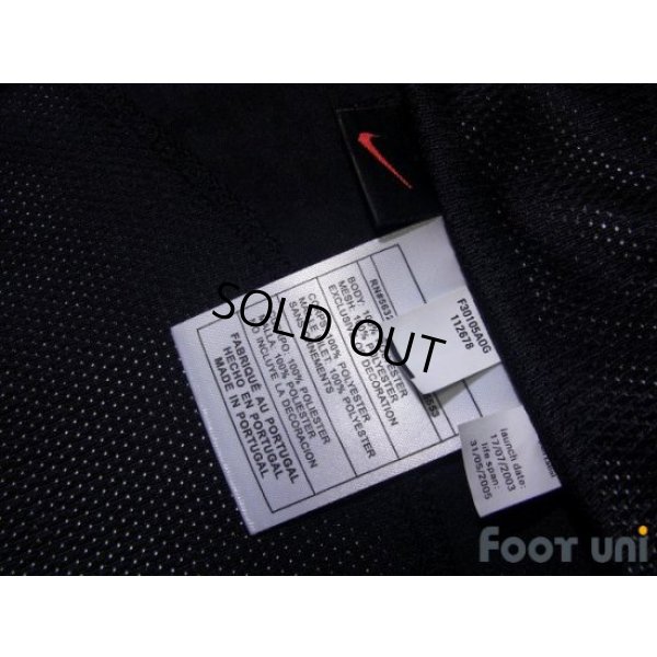 Photo8: Manchester United 2003-2005 Away Long Sleeve Shirt #10 van Nistelrooy Champions League Patch/Badge