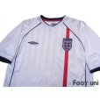 Photo3: England 2002 Home Shirt