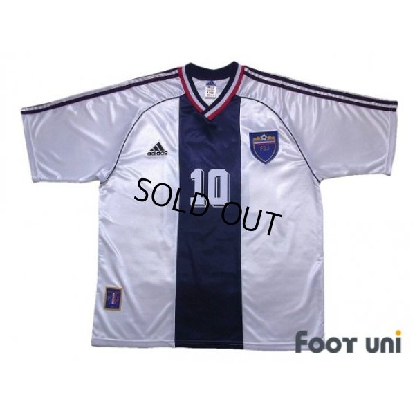 Photo1: Yugoslavia 1998 Away Shirt #10 Stojković