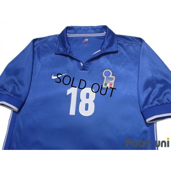 Photo3: Italy 1998 Home Shirt #18 Roberto Baggio