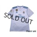 Real Madrid 2017-2018 Home Shirt #22 Isco FIFA World Champions 2016 Patch/Badge