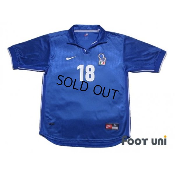 Photo1: Italy 1998 Home Shirt #18 Roberto Baggio