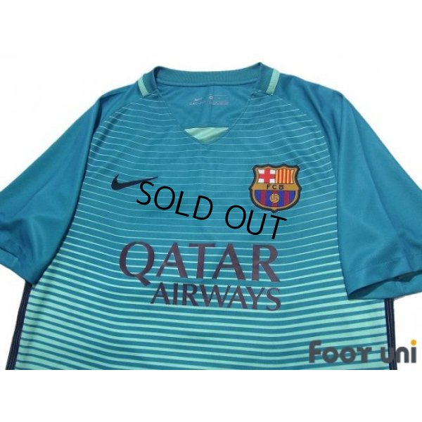Photo3: FC Barcelona 2016-2017 Third Shirt