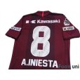 Photo4: Vissel Kobe 2018 Home Shirt #8 Andres Iniesta (4)