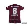 Photo2: Vissel Kobe 2018 Home Shirt #8 Andres Iniesta (2)