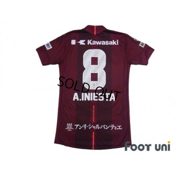 Photo2: Vissel Kobe 2018 Home Shirt #8 Andres Iniesta