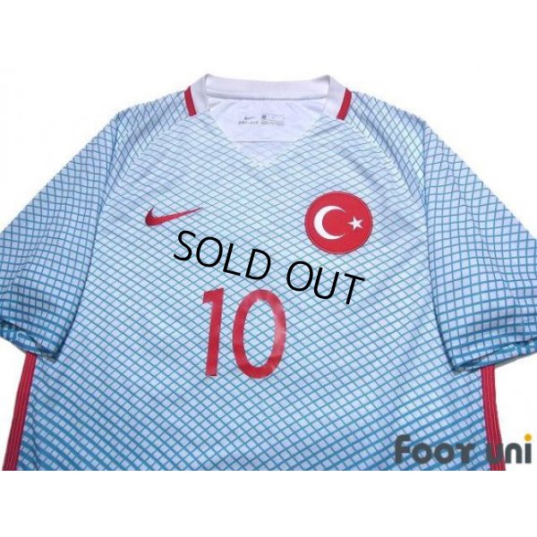 Photo3: Turkey Euro 2016 Away Shirt #10 Arda Turan