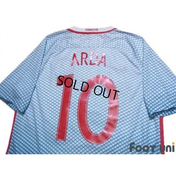 Photo4: Turkey Euro 2016 Away Shirt #10 Arda Turan