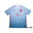 Photo1: Turkey Euro 2016 Away Shirt #10 Arda Turan (1)