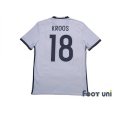 Photo2: Germany Euro 2016 Home Shirt #18 Kroos FIFA World Champions 2014 Patch/Badge (2)