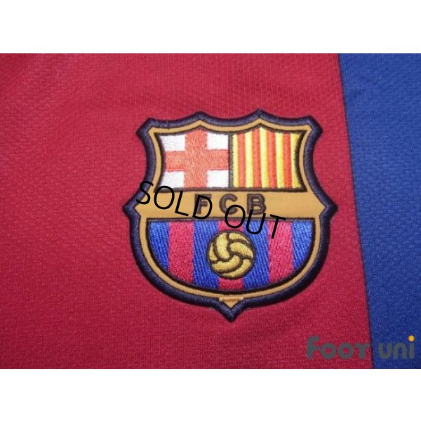 Photo6: FC Barcelona 2006-2007 Home Shirt #10 Ronaldinho LFP Patch/Badge