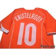 Photo4: Netherlands Euro 2004 Home Shirt #10 Van Nistelrooy (4)