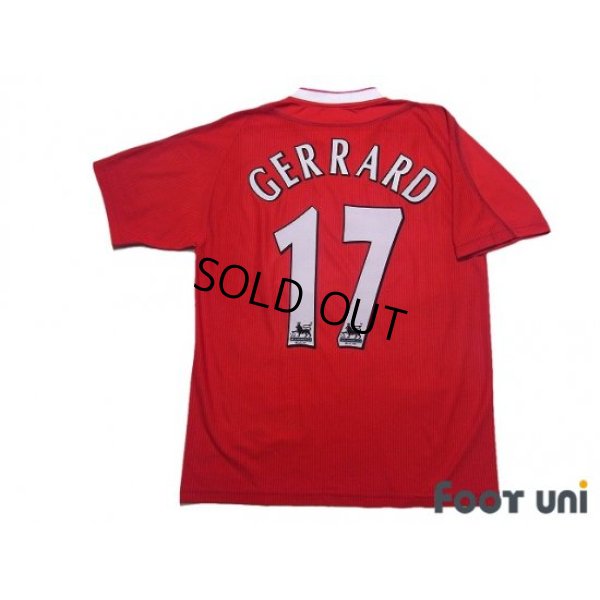 Photo2: Liverpool 2002-2004 Home Shirt #17 Steven Gerrard