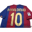 Photo4: FC Barcelona 2006-2007 Home Shirt #10 Ronaldinho LFP Patch/Badge (4)
