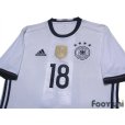 Photo3: Germany Euro 2016 Home Shirt #18 Kroos FIFA World Champions 2014 Patch/Badge