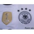 Photo6: Germany Euro 2016 Home Shirt #18 Kroos FIFA World Champions 2014 Patch/Badge