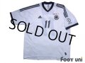 Germany 2002 Home Shirt #11 Klose 2002 FIFA World Cup Korea Japan Patch/Badge