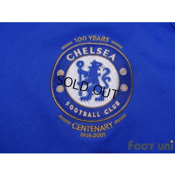 Photo6: Chelsea 2005-2006 Home Centenario Shirt #9 Hernan Crespo 
