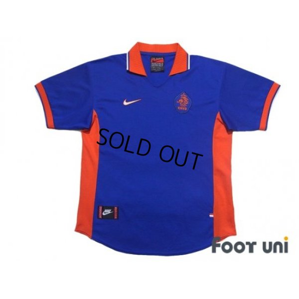 Photo1: Netherlands 1997 Away Shirt