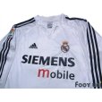 Photo3: Real Madrid 2004-2005 Home Long Sleeve Shirt LFP Patch/Badge