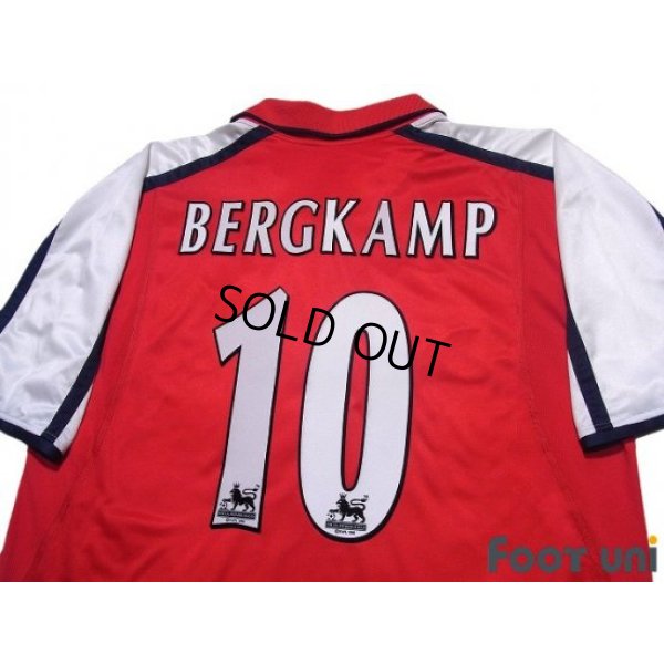 Photo4: Arsenal 2000-2002 Home Shirt #10 Dennis Bergkamp