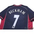 Photo4: Manchester United 2000-2001 Third Shirt #7 Beckham