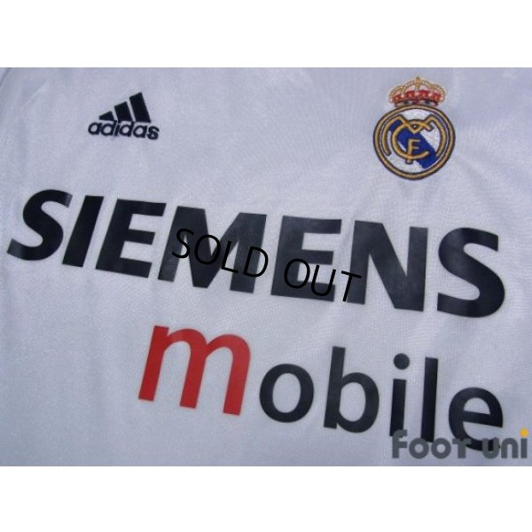 Photo6: Real Madrid 2004-2005 Home Long Sleeve Shirt LFP Patch/Badge