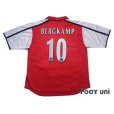 Photo2: Arsenal 2000-2002 Home Shirt #10 Dennis Bergkamp (2)