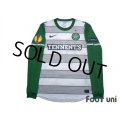 Celtic 2011-2012 Away Authentic Long Sleeve Shirt #88 Gary Hooper UEFA Europa League Model
