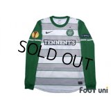Celtic 2011-2012 Away Authentic Long Sleeve Shirt #88 Gary Hooper UEFA Europa League Model