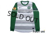 Celtic 2011-2012 Away Authentic Long Sleeve Shirt #88 Gary Hooper UEFA Europa League Model