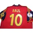 Photo4: Spain Euro 2000 Home Shirt #10 Raul UEFA Euro 2000 Patch/Badge UEFA Fair Play Patch/Badge