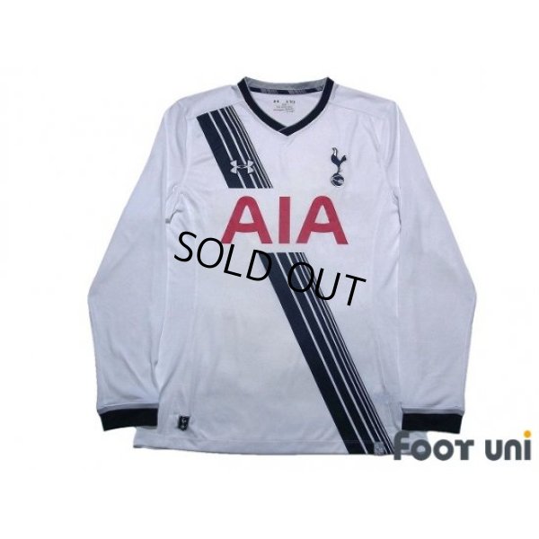 Photo1: Tottenham Hotspur 2015-2016 Home Long Sleeve Shirt