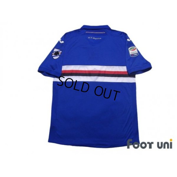 Photo2: Sampdoria 2017-2018 Home Shirt Serie A Tim Patch/Badge