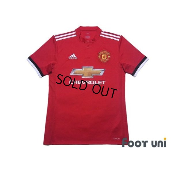 Photo1: Manchester United 2017-2018 Home Shirt Jersey