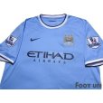 Photo3: Manchester City 2013-2014 Home Shirt Jersey BARCLAYS PREMIER LEAGUE Patch/Badge (3)