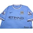 Photo3: Manchester City 2013-2014 Home Shirt Jersey BARCLAYS PREMIER LEAGUE Patch/Badge