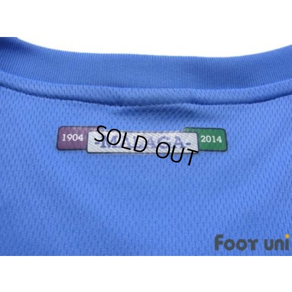 Photo7: Malaga 2014-2015 Home Shirt Jersey 110th Anniversary Model LFP Patch/Badge