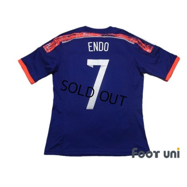 Photo2: Japan 2014 Home Shirt Jersey #7 Yasuhito Endo FIFA World Cup Brazil Model