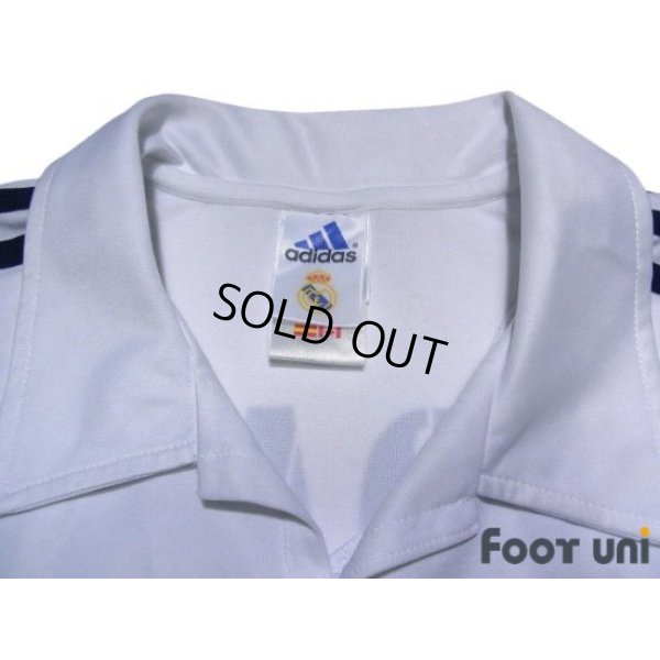 Photo5: Real Madrid 2001-2002 Home Centenario Shirt Jersey #5 Zidane Champions League Model Centennial Patch/Badge