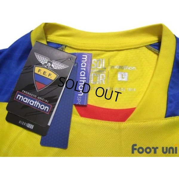 Photo4: Ecuador 2014 Home Shirt Jersey FIFA World Cup Brasil Model w/tags