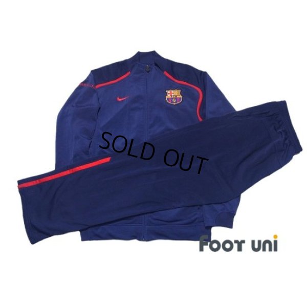 Photo1: FC Barcelona Track Jacket and Pants Set