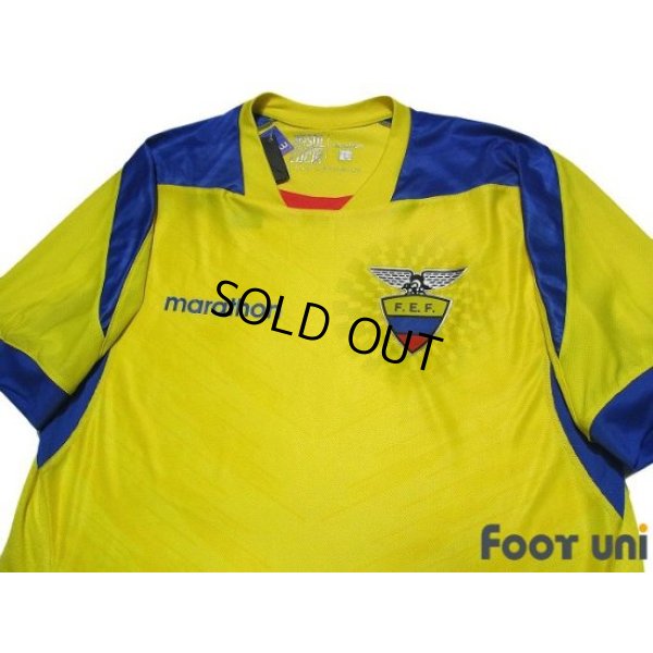Photo3: Ecuador 2014 Home Shirt Jersey FIFA World Cup Brasil Model w/tags