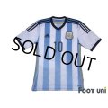 Argentina 2014 Home Shirt #10 Messi FIFA World Cup Brazil Model
