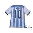 Photo2: Argentina 2014 Home Shirt #10 Messi FIFA World Cup Brazil Model (2)