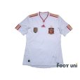 Photo1: Spain 2011 Away Shirt Jersey FIFA World Champions 2010 Patch/Badge (1)