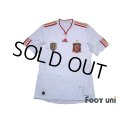 Spain 2011 Away Shirt Jersey FIFA World Champions 2010 Patch/Badge