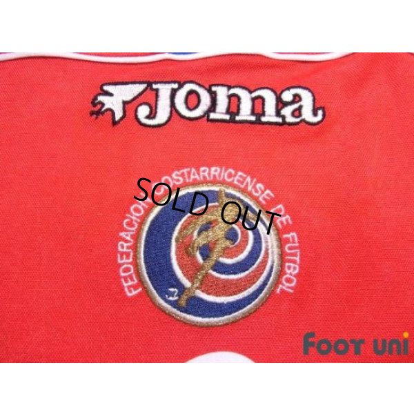 Photo6: Costa Rica 2002 Home Shirt Jersey #9 Paulo Wanchope FIFA World Cup Korea Japan Model