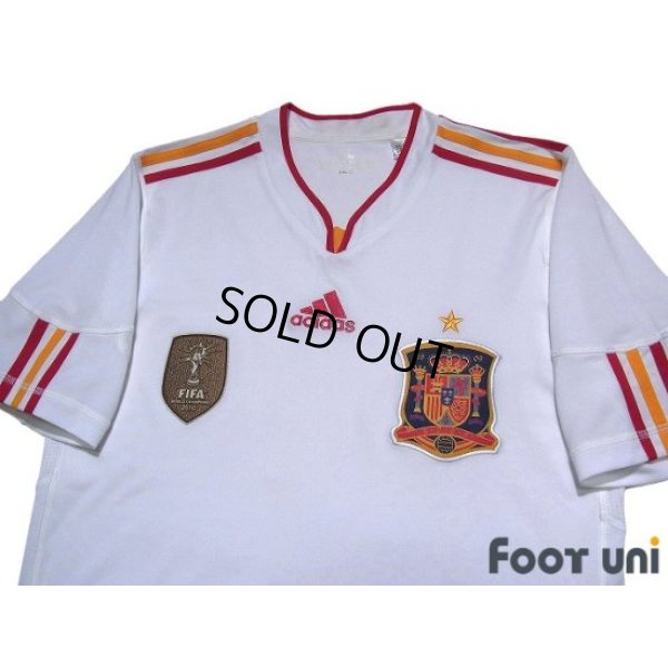 Photo3: Spain 2011 Away Shirt Jersey FIFA World Champions 2010 Patch/Badge